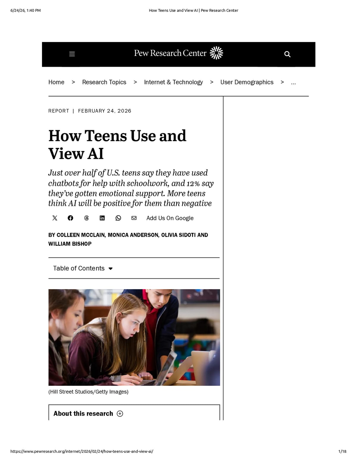 Native browser print preview