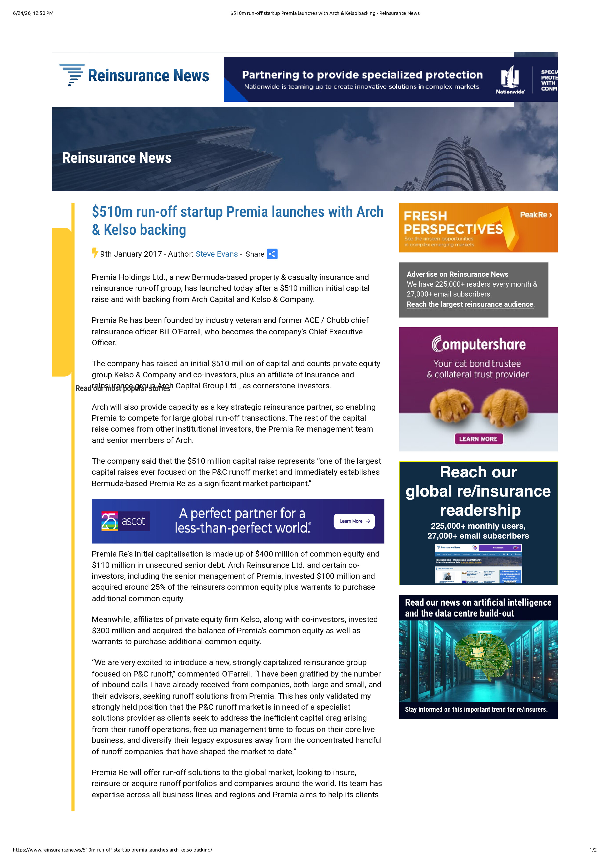Native browser print preview