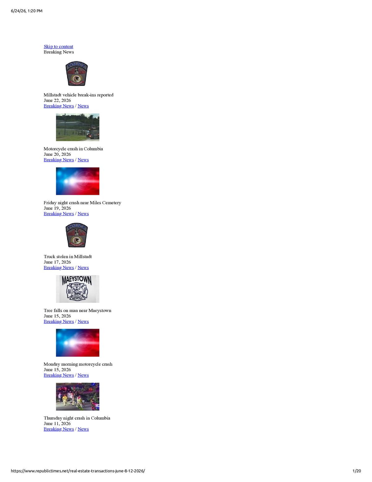 Native browser print preview