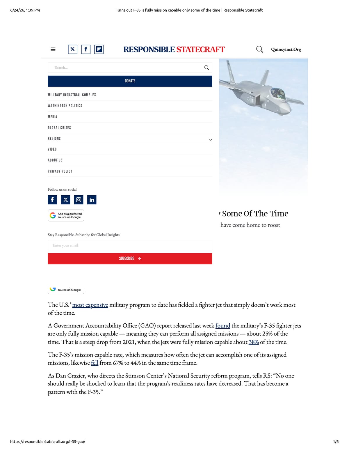 Native browser print preview