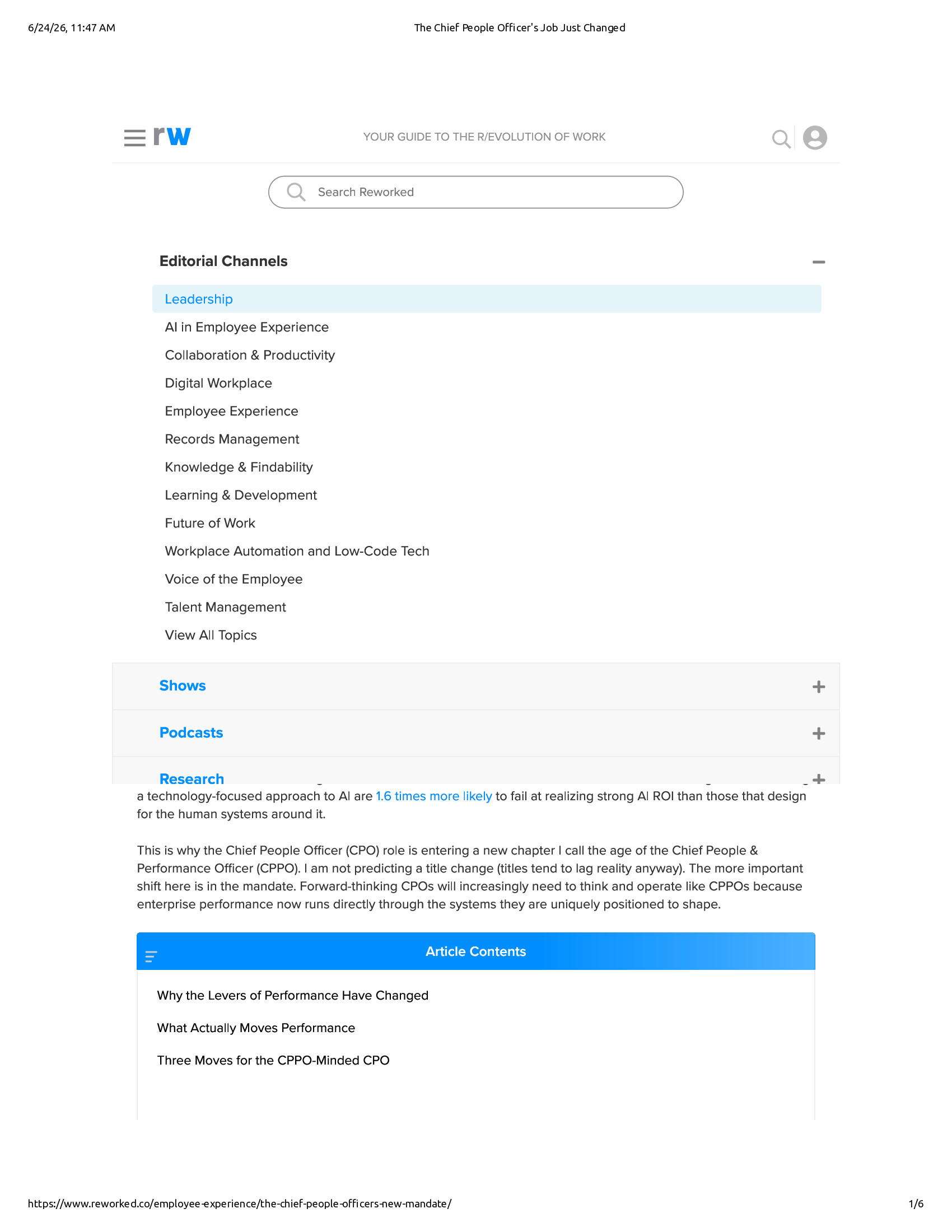 Native browser print preview