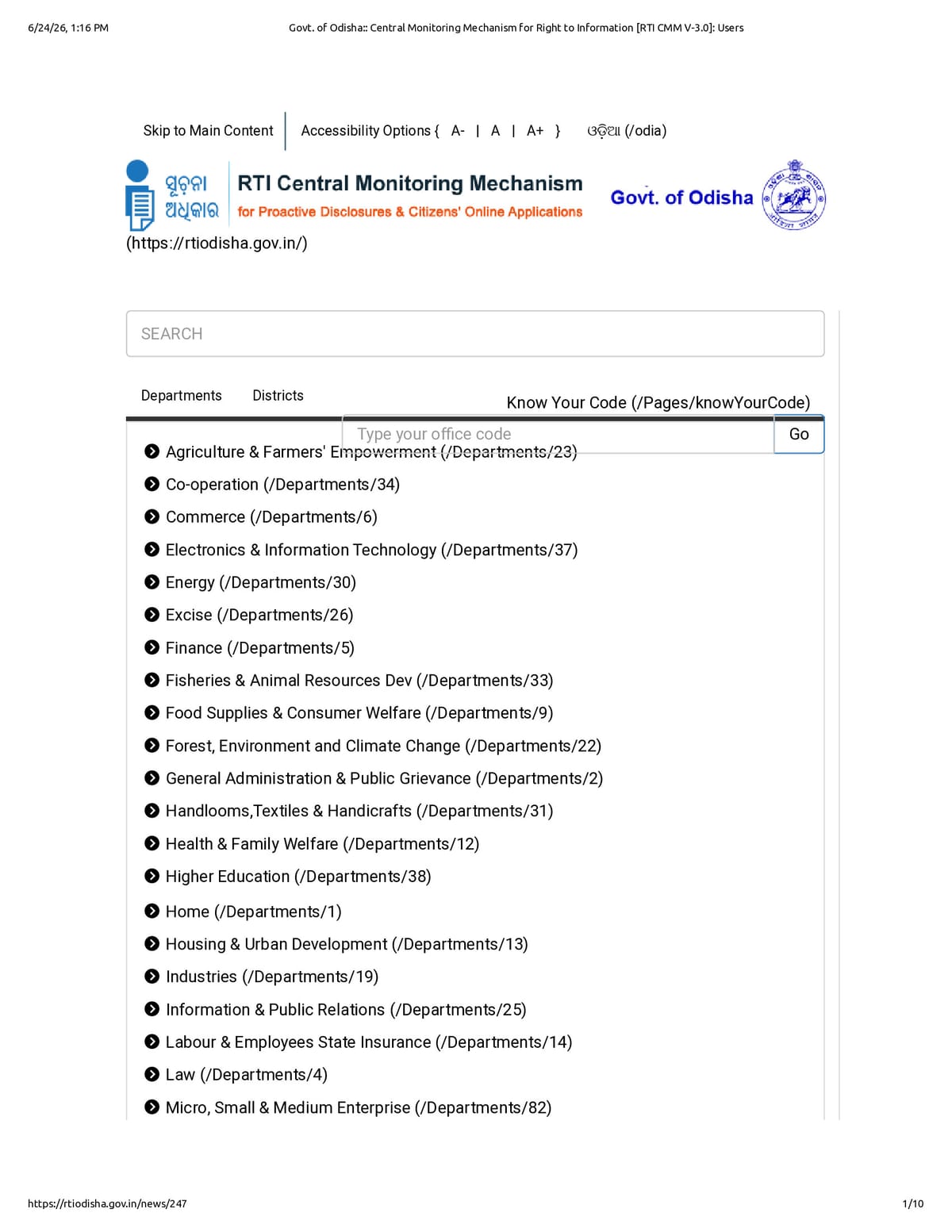Native browser print preview