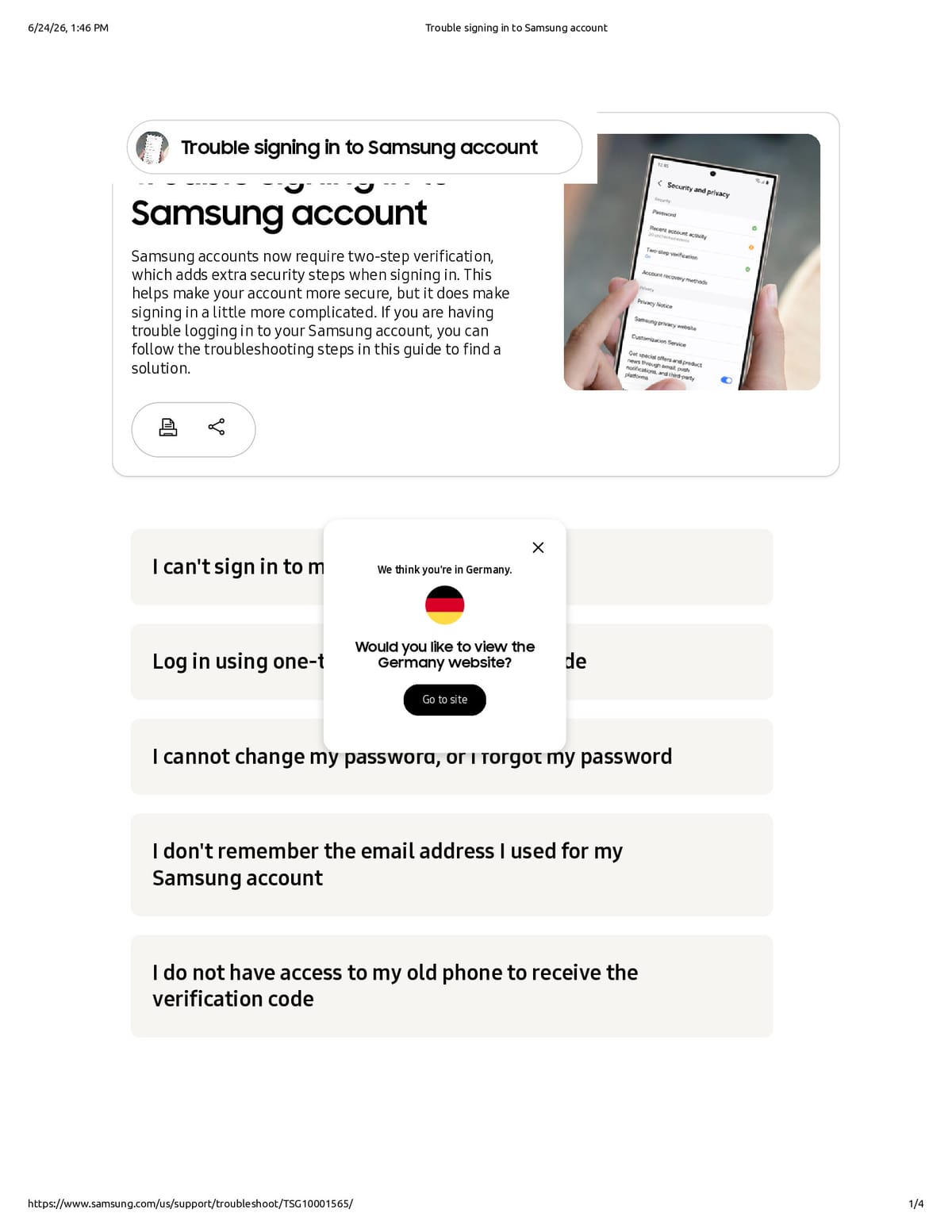 Native browser print preview