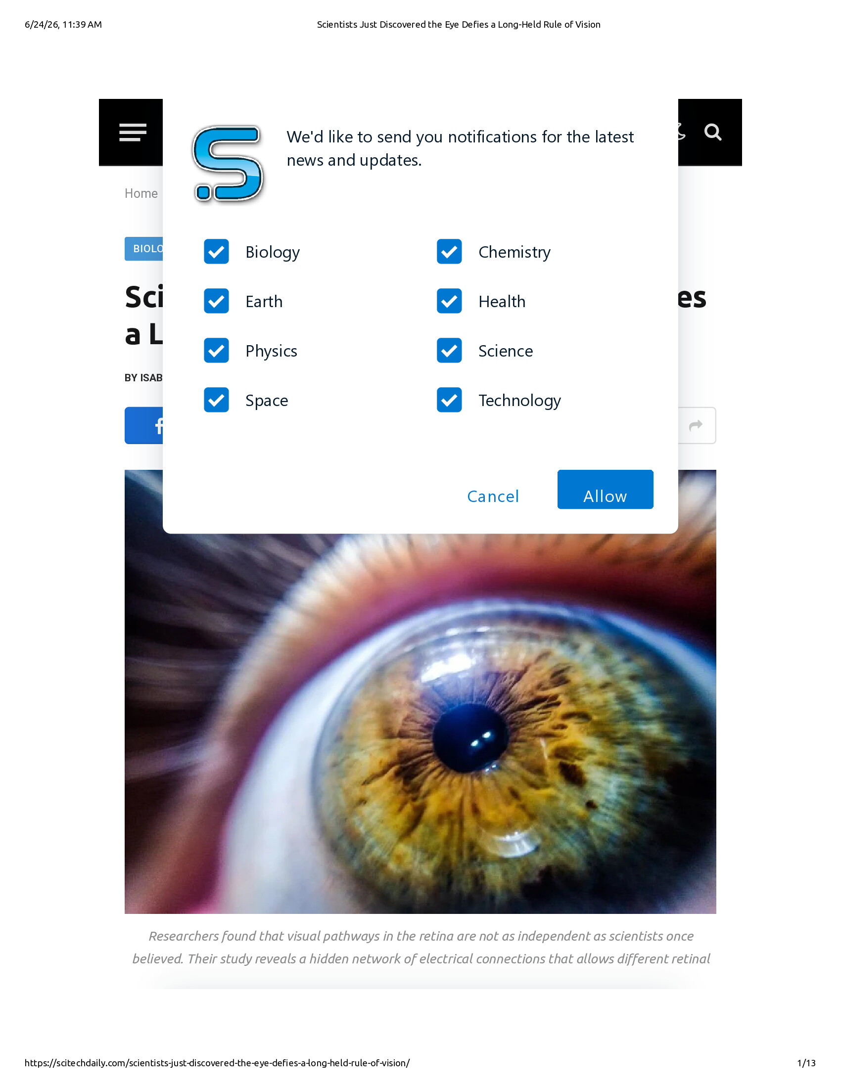 Native browser print preview