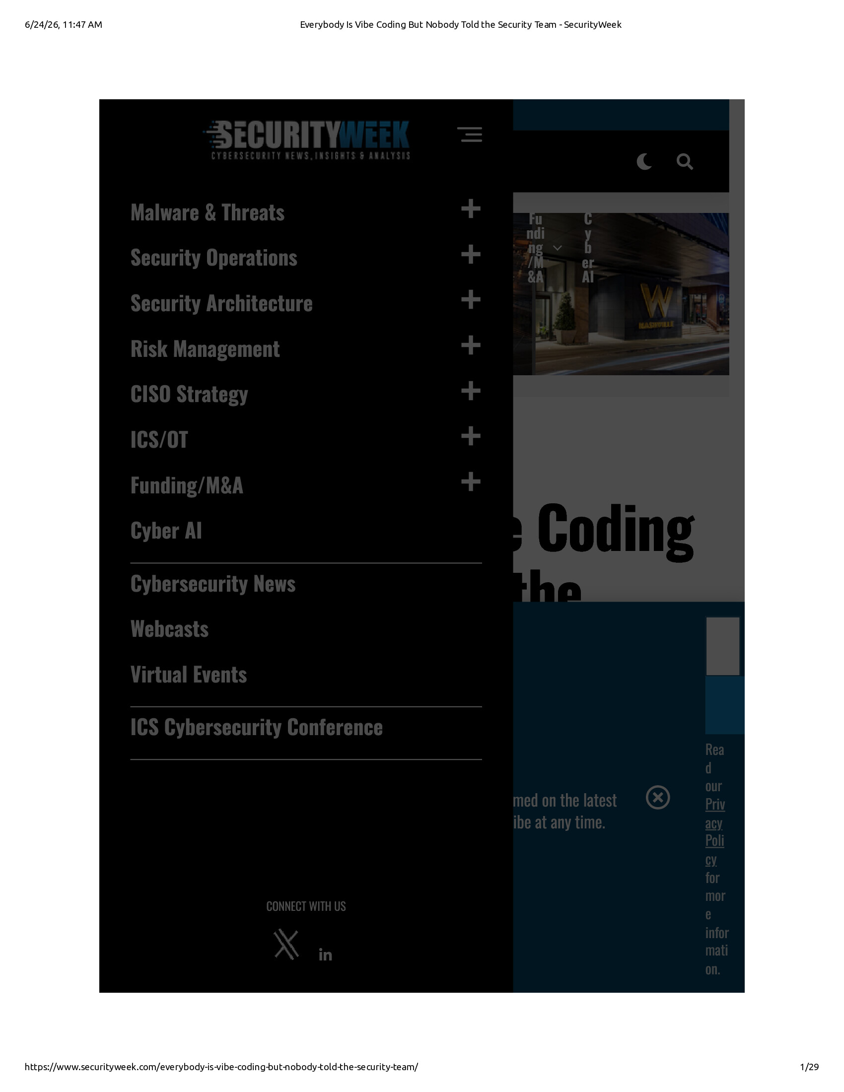 Native browser print preview