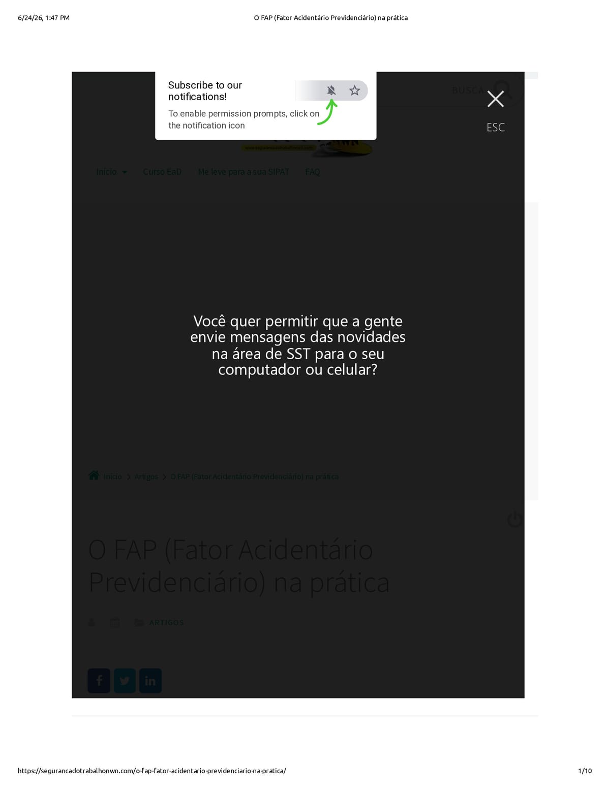 Native browser print preview