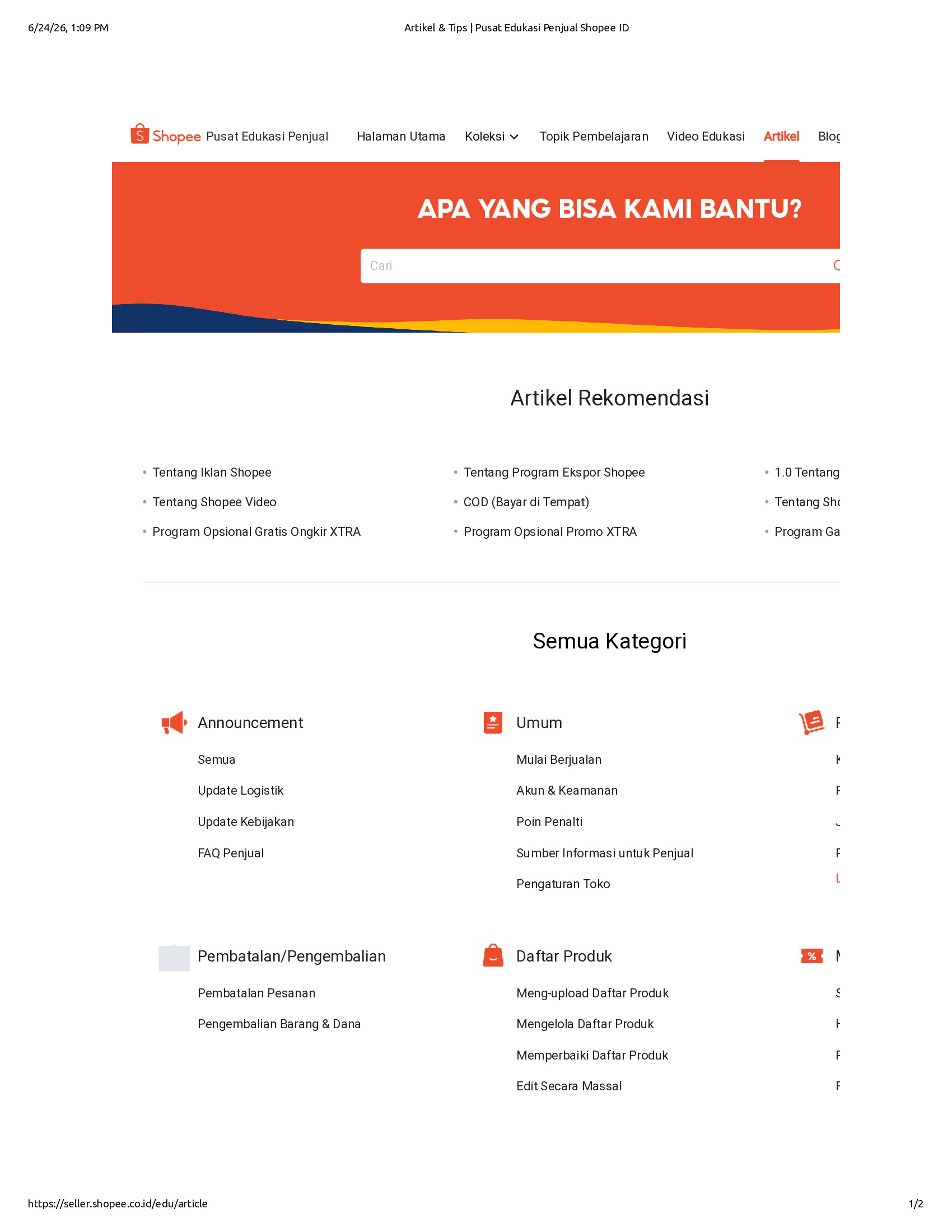 Native browser print preview