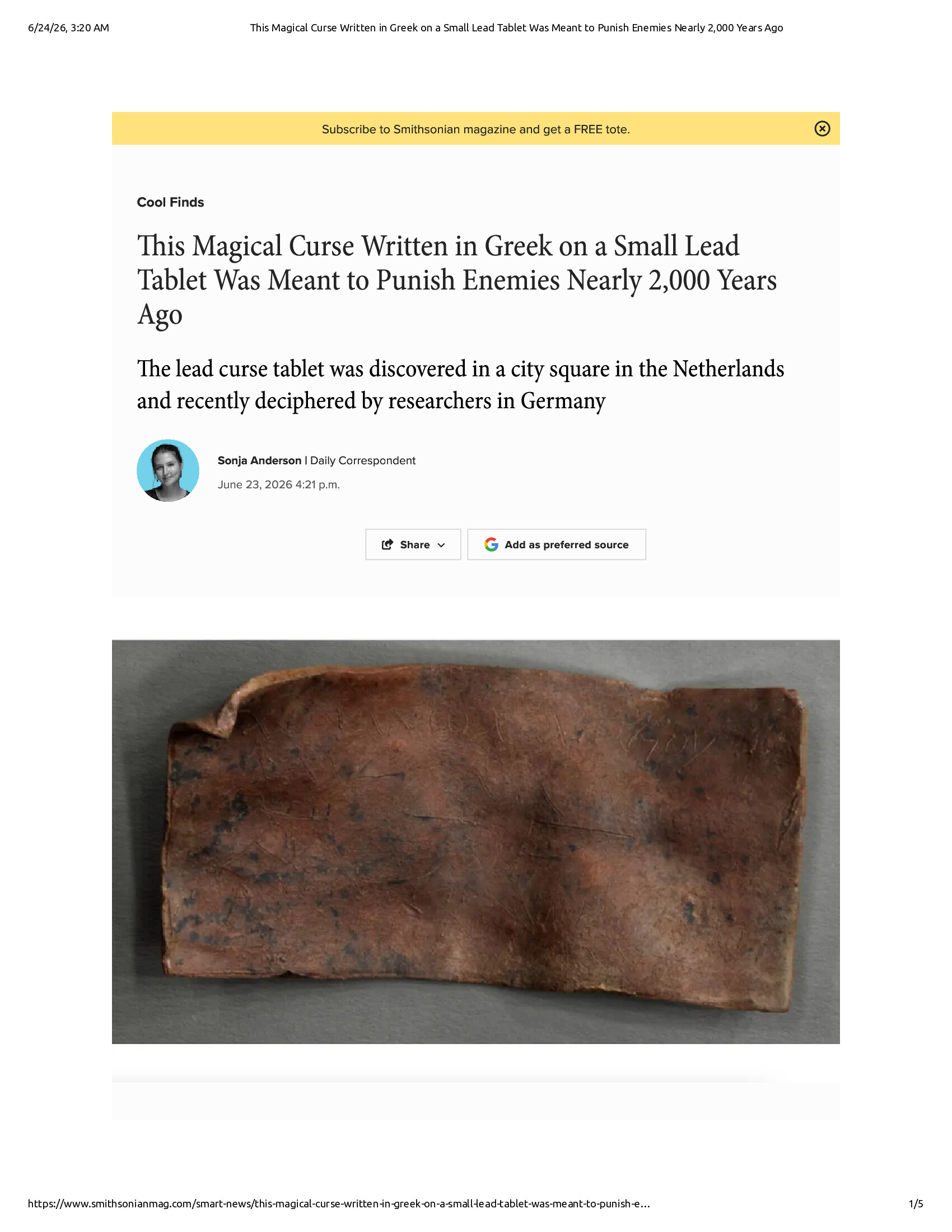 Native browser print preview