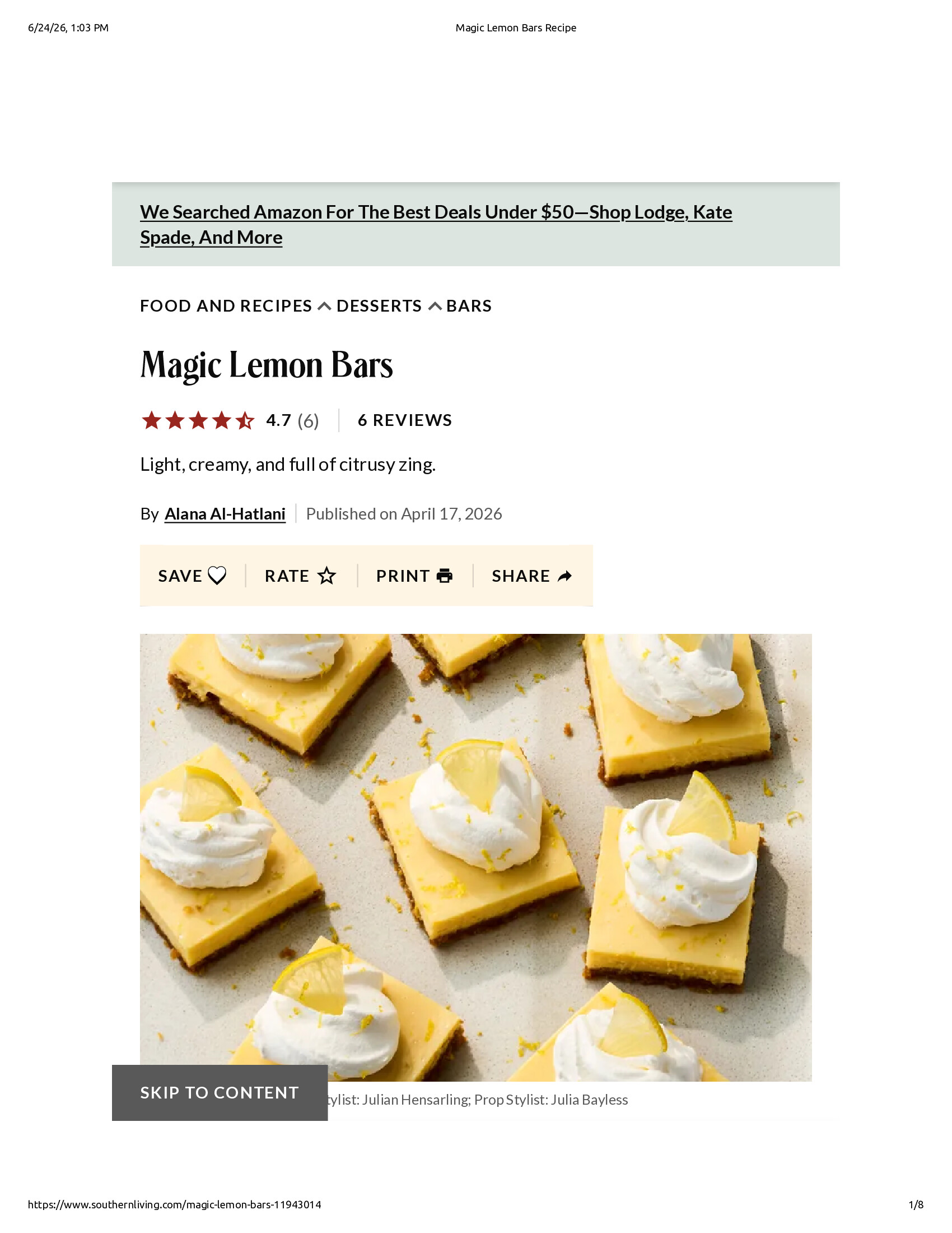 Native browser print preview