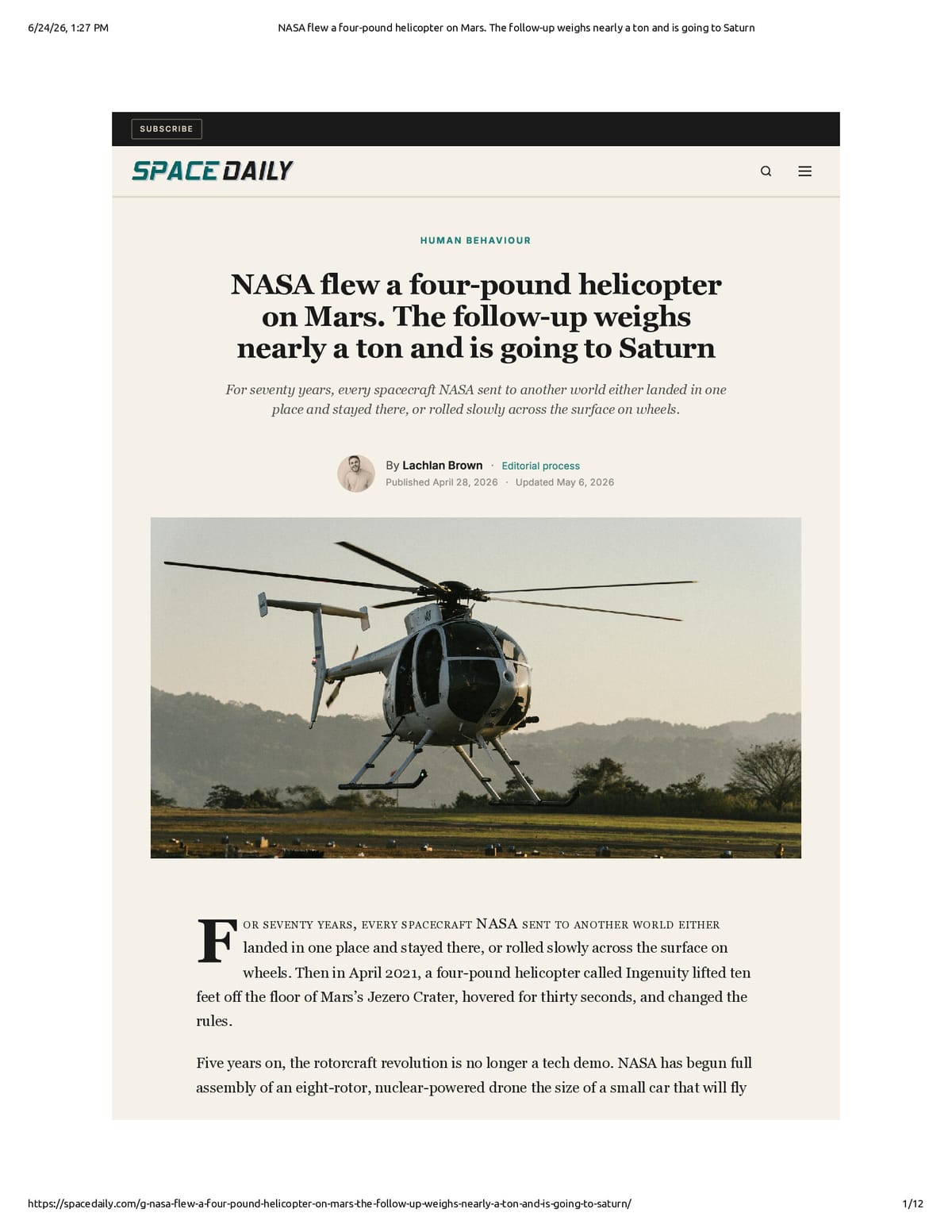 Native browser print preview