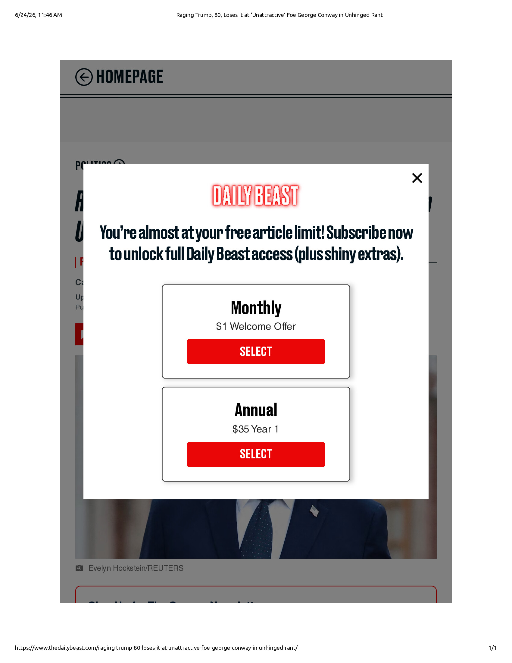 Native browser print preview