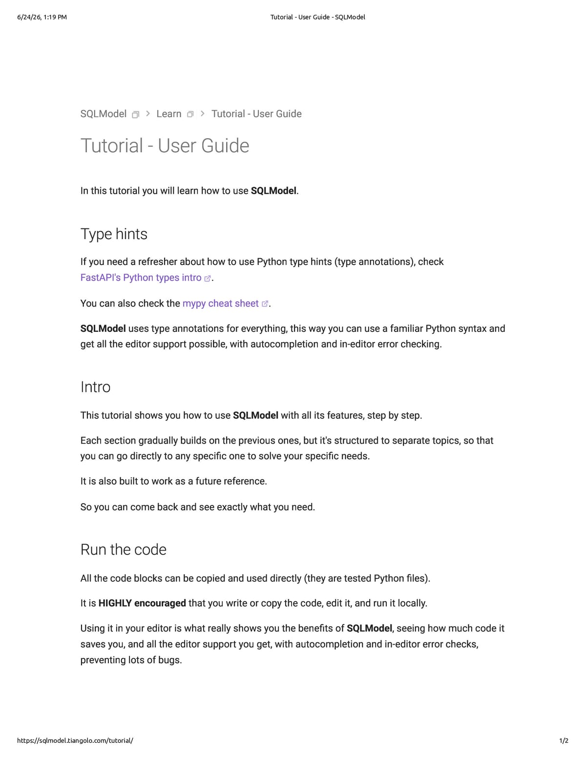 Native browser print preview