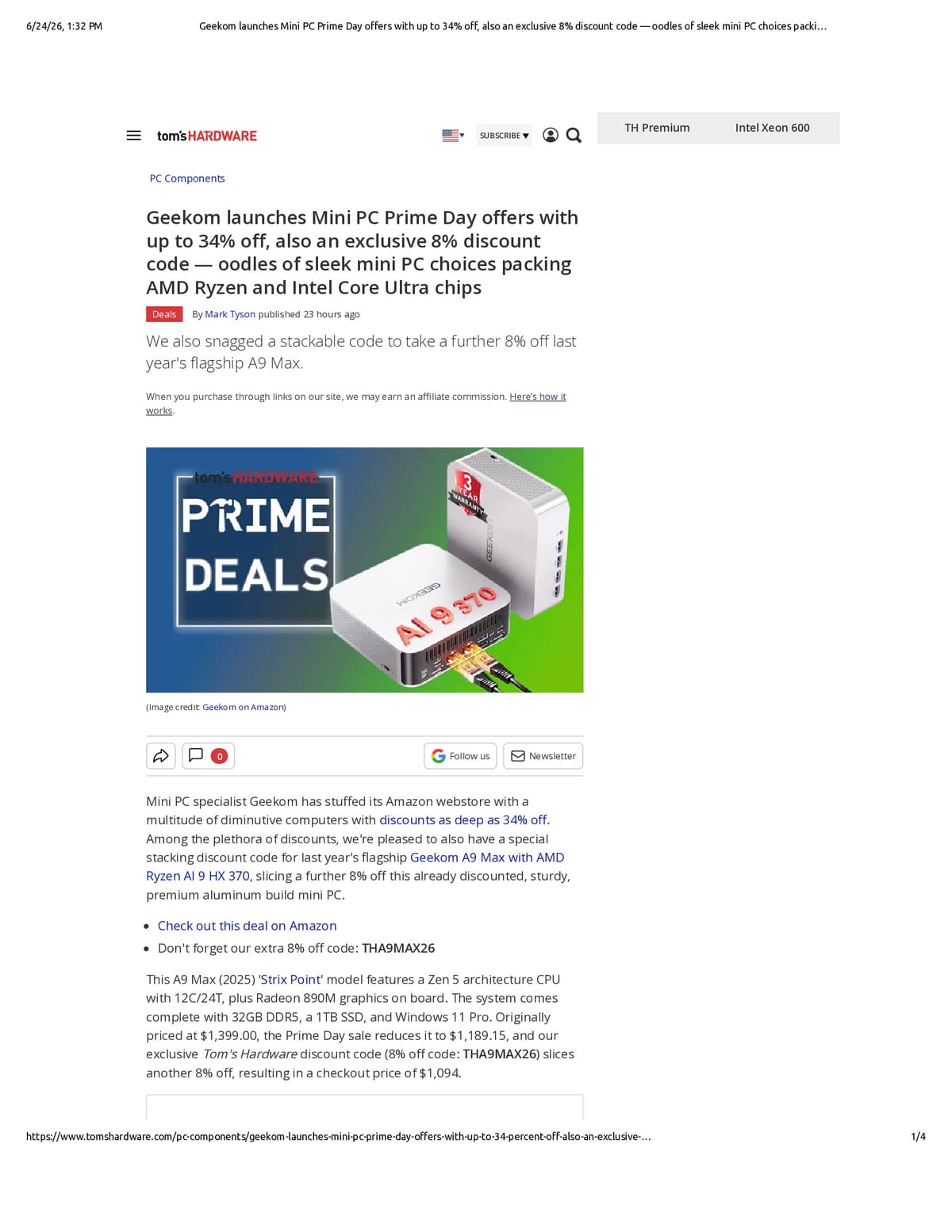 Native browser print preview