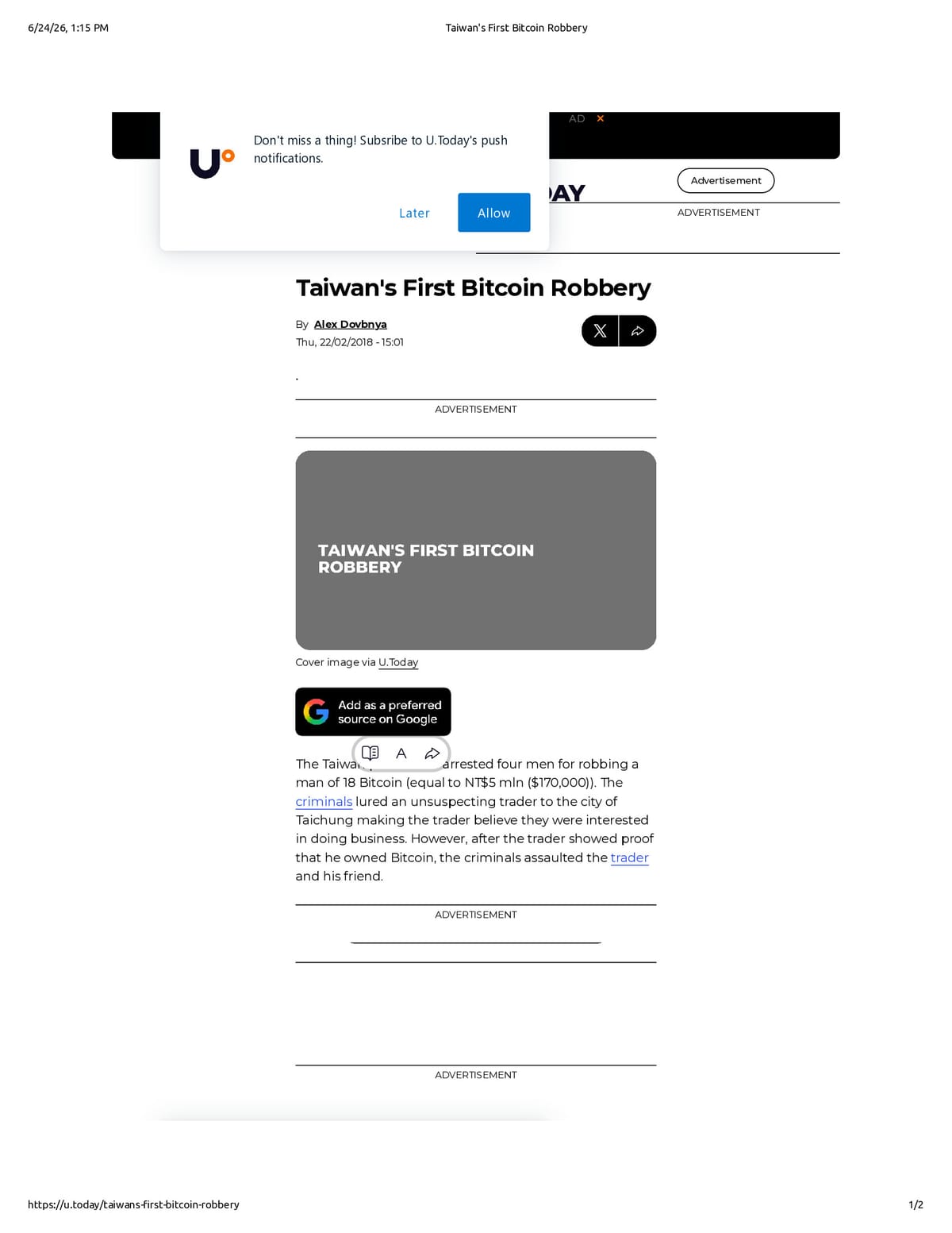 Native browser print preview