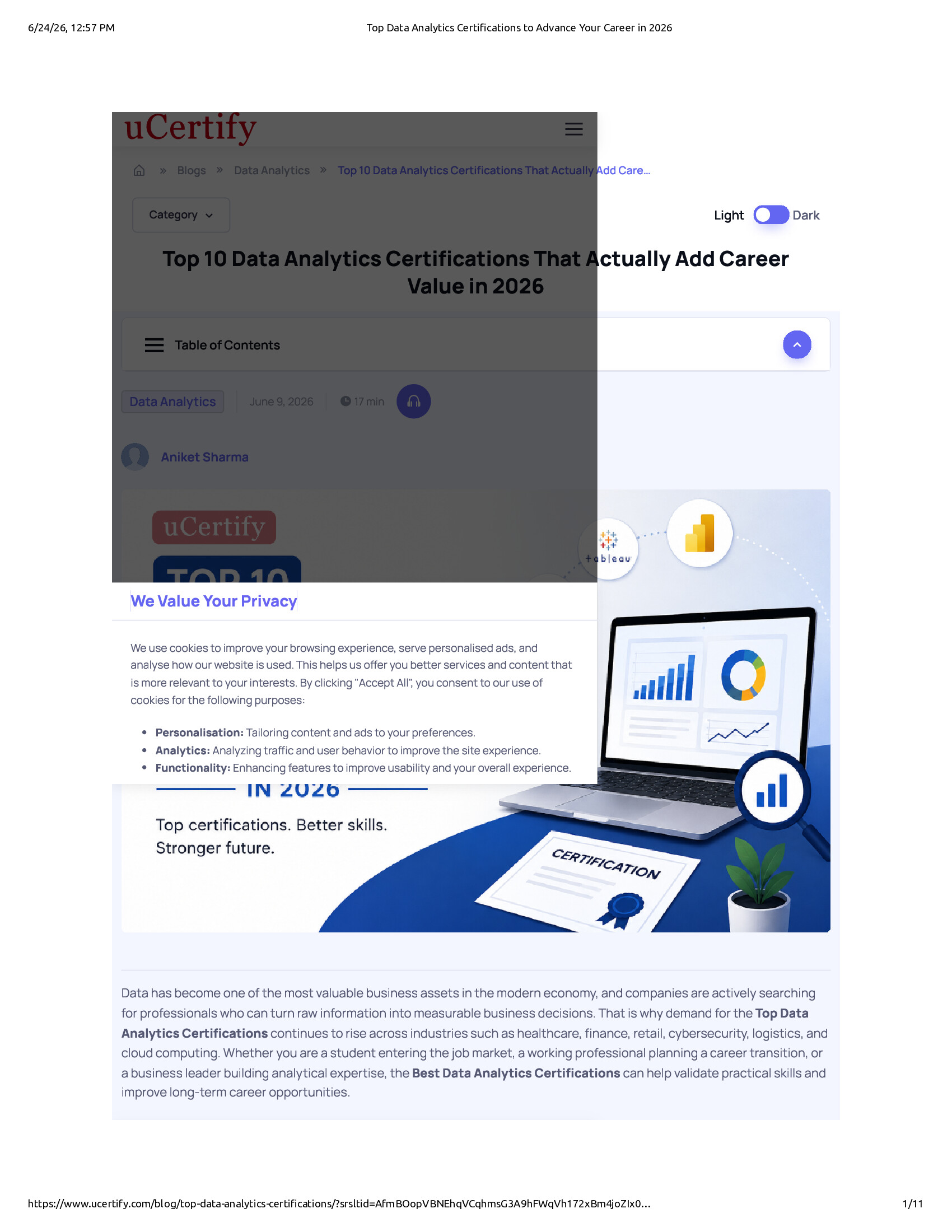 Native browser print preview