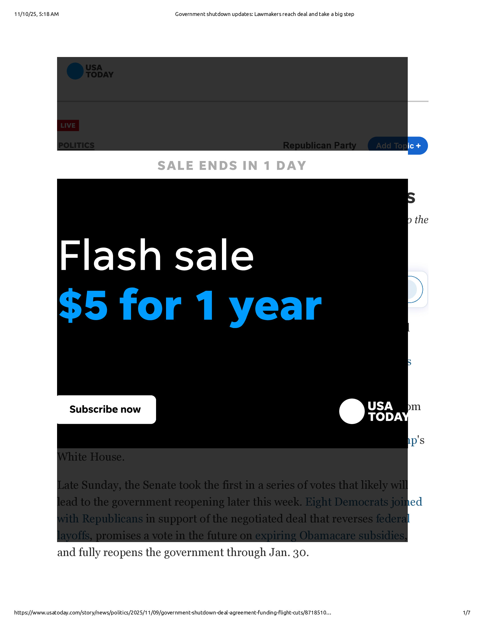 Native browser print preview