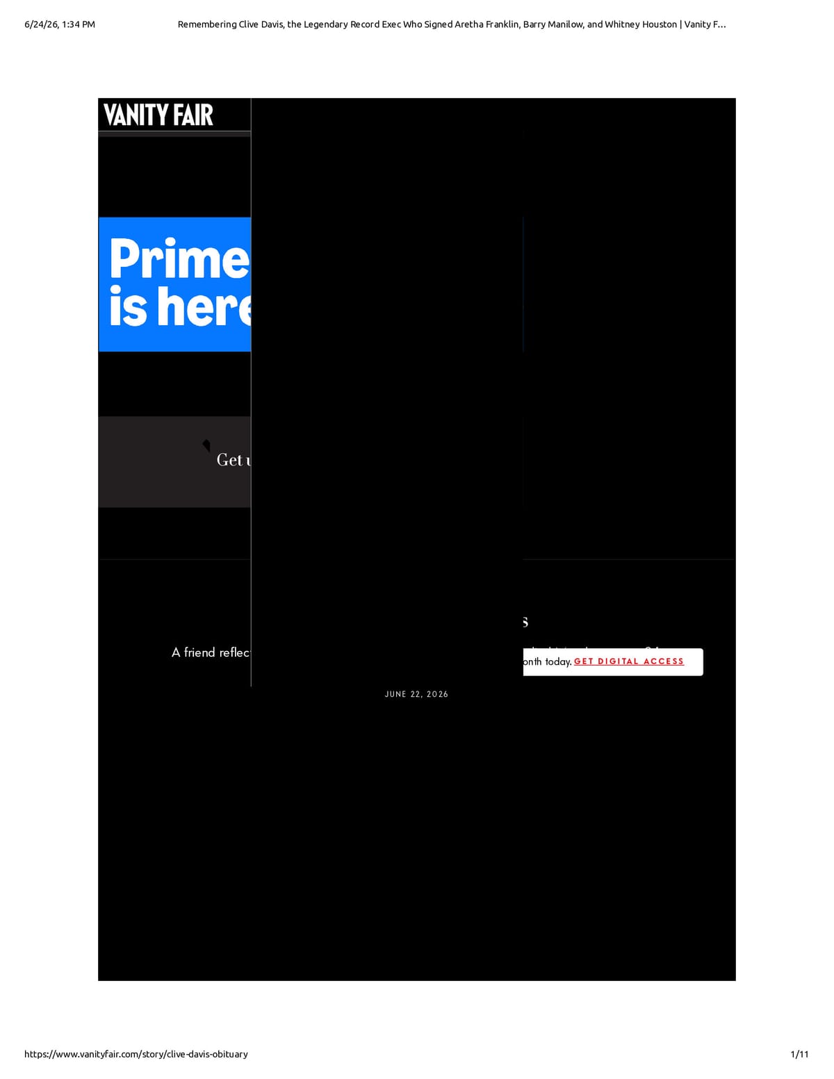 Native browser print preview