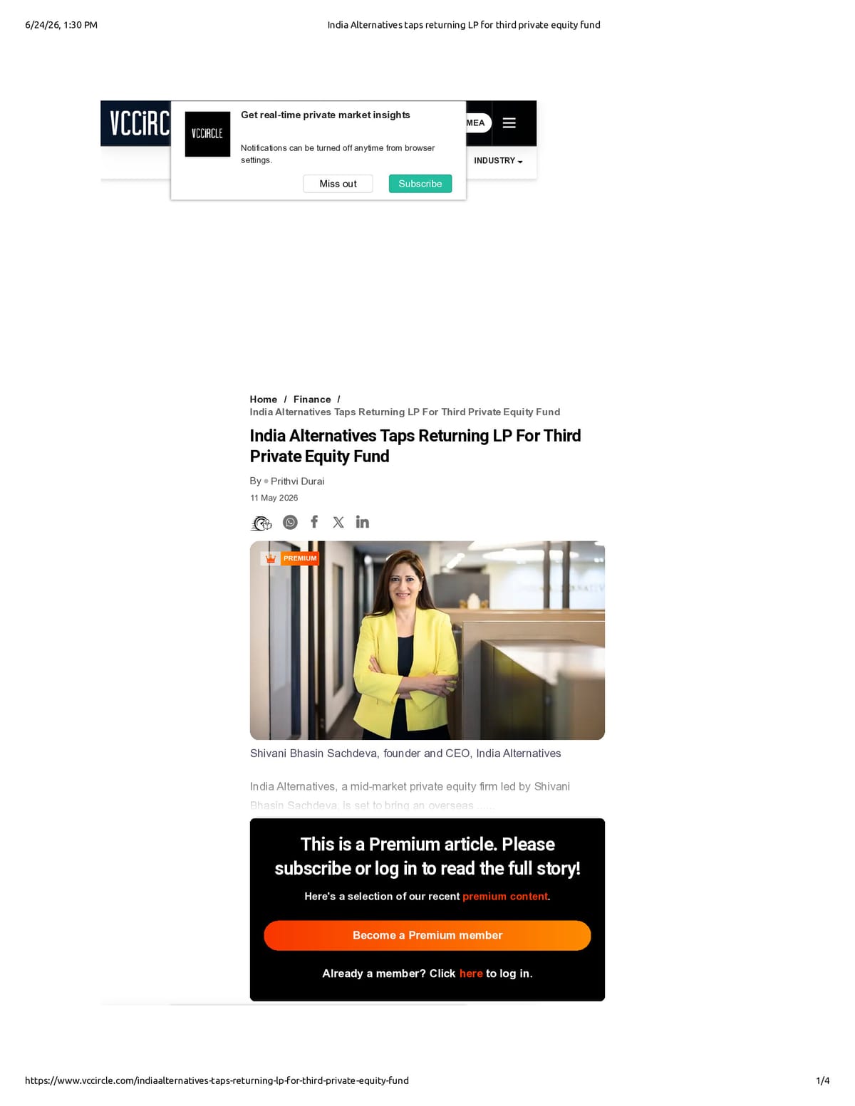 Native browser print preview