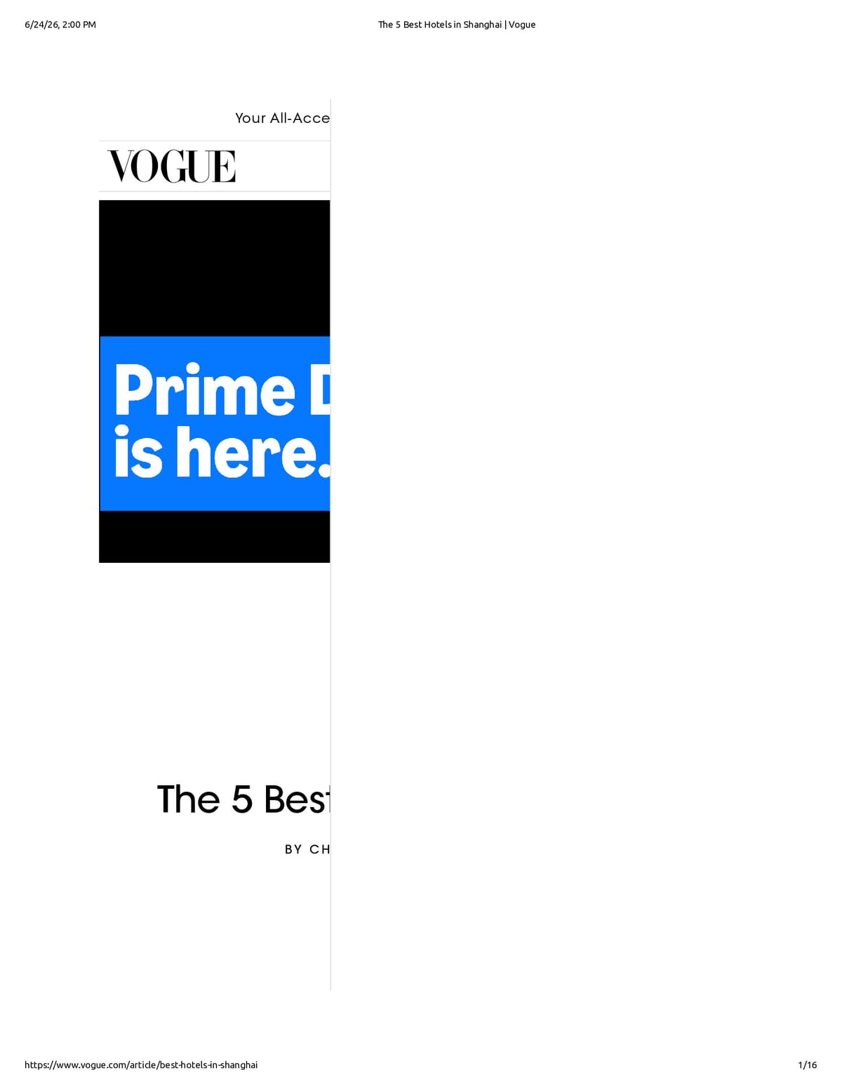 Native browser print preview