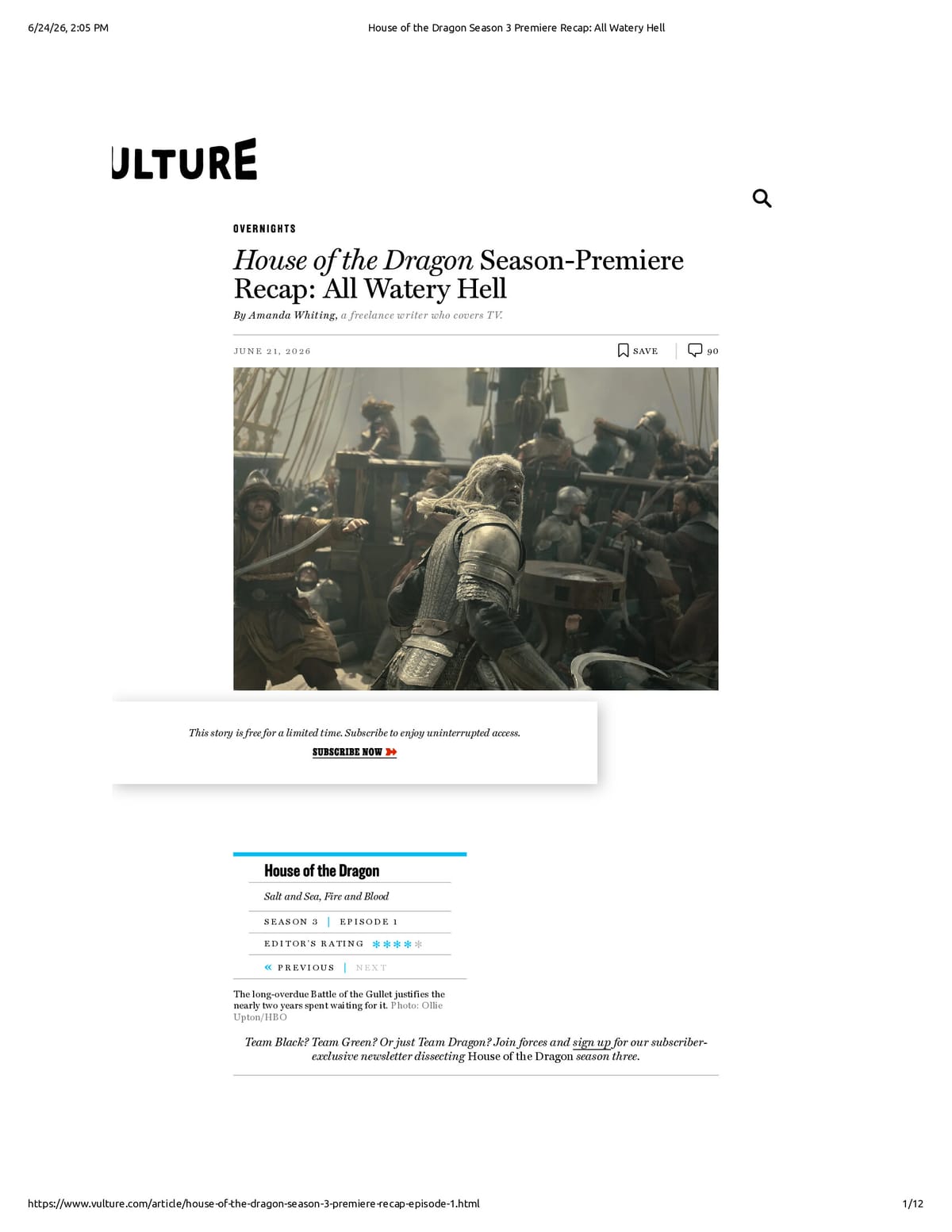 Native browser print preview
