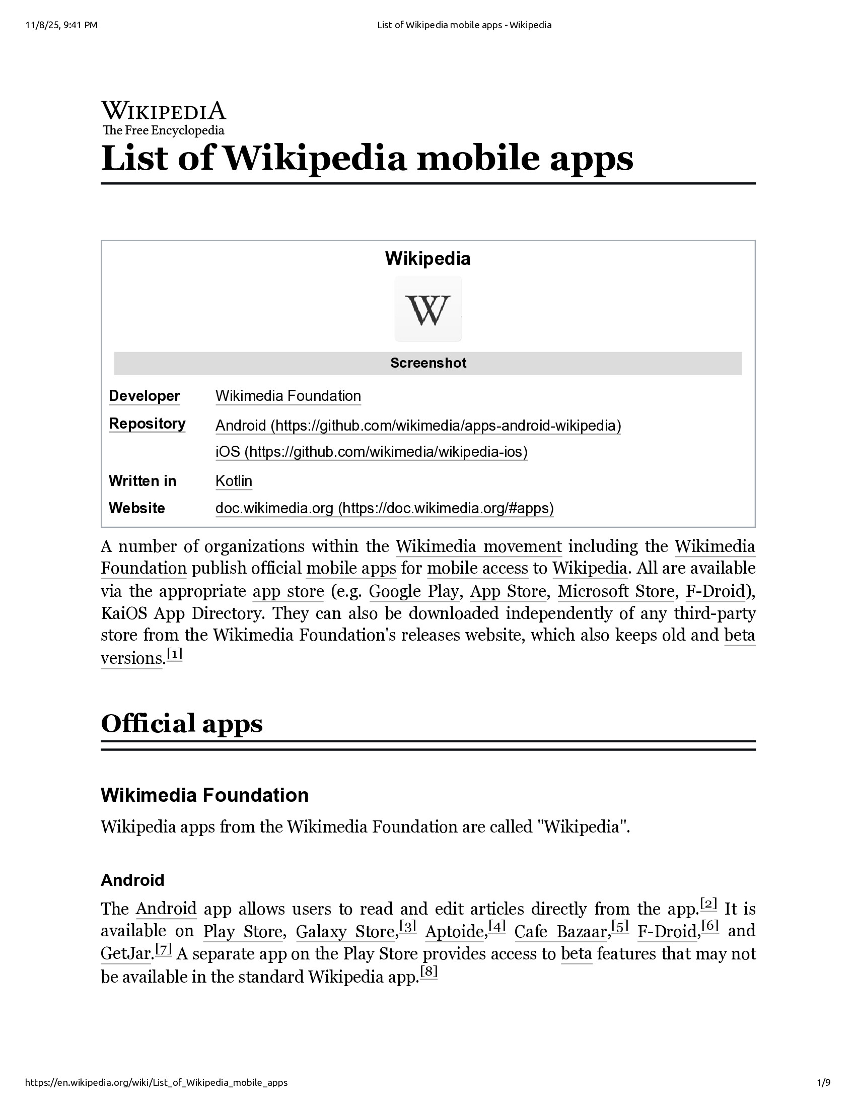 Native browser print preview