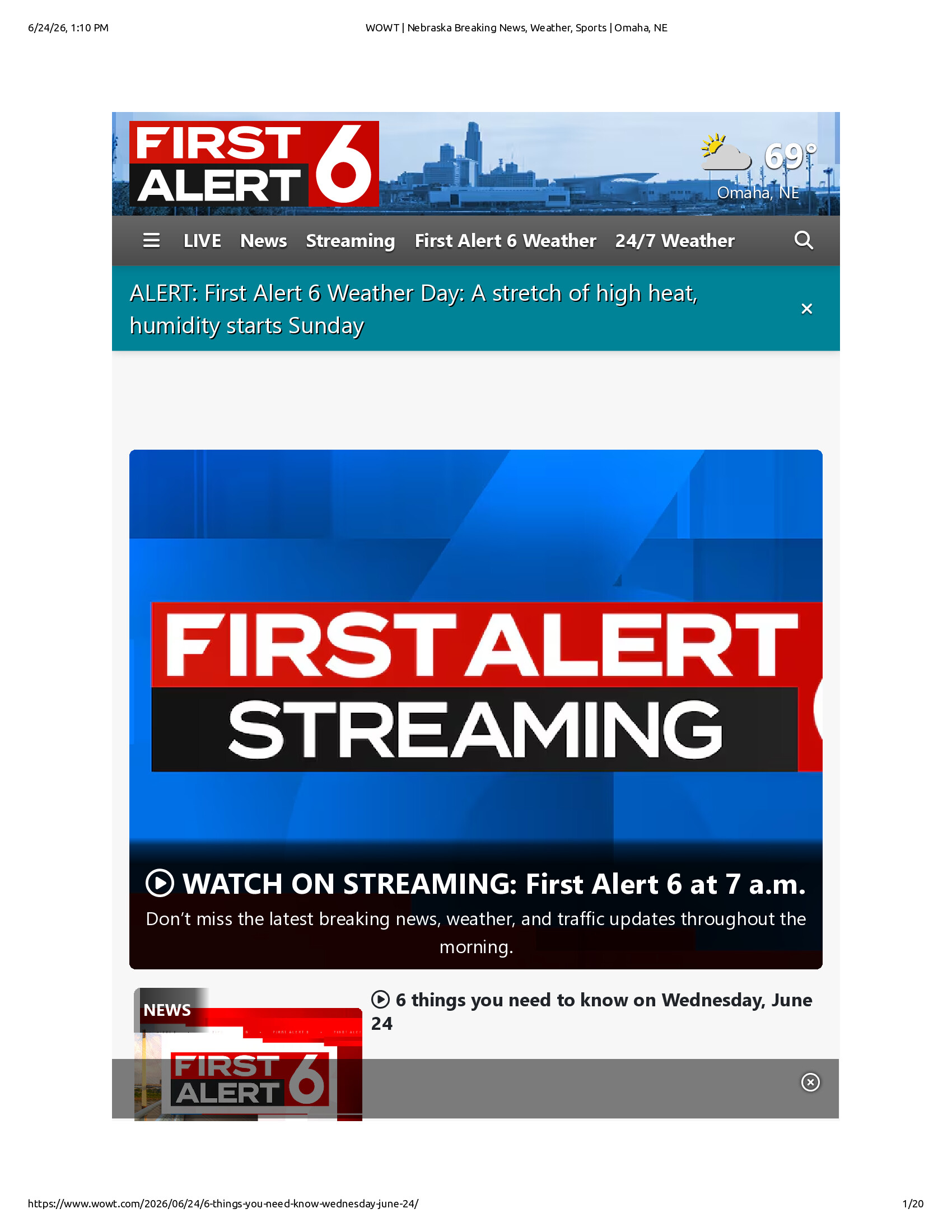 Native browser print preview