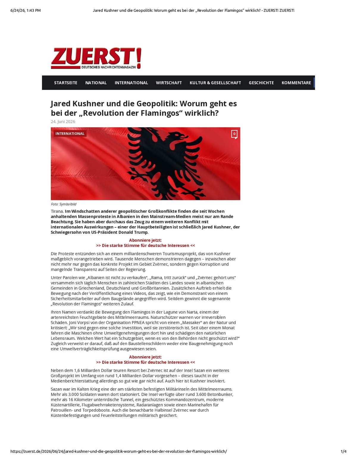 Native browser print preview